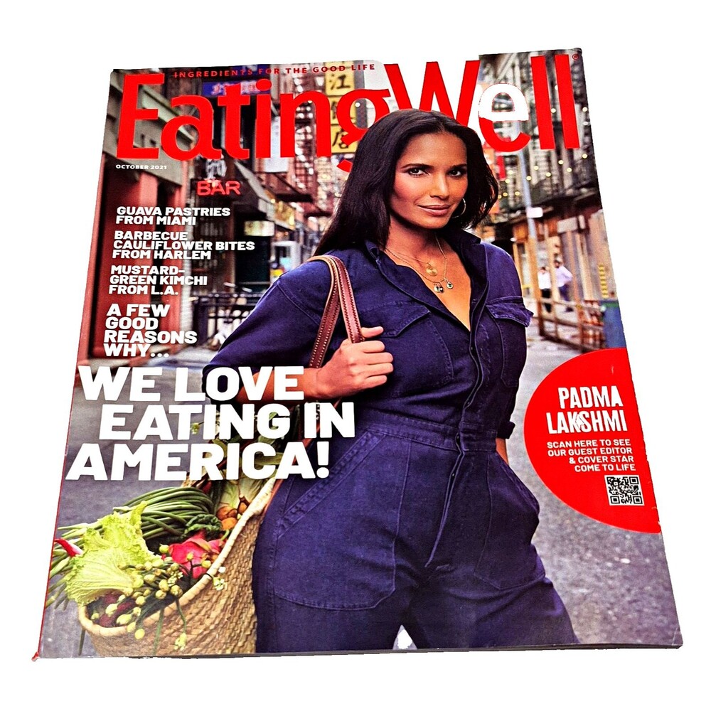 EatingWell Magazine October 2021 Padma Lakshmi Illustrated Cooking Food & Drink